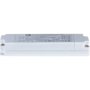Transformateur plat blanc Paulmann 20-70W pour spots encastrables.