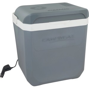 Campingaz Kühlbox Powerbox Plus 24L, thermoelektrische Box in Grau mit 12V Anschluss.