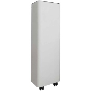 Sonnenkönig Elegance stufa a infrarossi, riscaldatore elettrico mobile bianco con ruote.