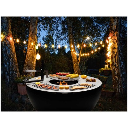 Nouvel FeuerschalenGrill Firebowl 100 Kesselblech gerostet Ø 100 cm