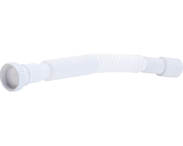 Siphon Tube flexible G 1 1/4 Blanc Ø 38,9 mm