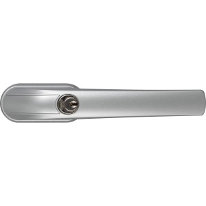 Abus Fenstergriff FG100 S, abschließbarer Fenstergriff in Silber, zur Fenstersicherung und als Kindersicherung geeignet.