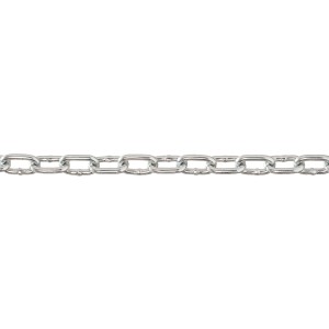 Verzinkte Conacord Rundstahlkette, 5 mm Durchmesser, als Meterware.