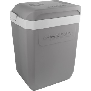 Campingaz Powerbox Plus Kühlbox, 28 l, grau, mit Tragegriff und fest verschließbarem Deckel.