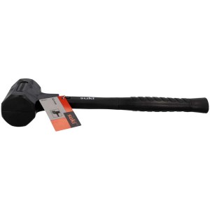 Maillet à embouts souples noir anti-rebond (697 g) de Suki avec manche ergonomique.