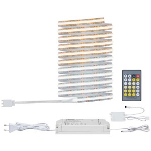 Set base striscia LED Paulmann MaxLED 1000 COB con striscia da 3m, trasformatore e telecomando.