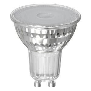 Lampadina LED dimmerabile Osram GU10, riflettore PAR16, 3,7W, bianco caldo.