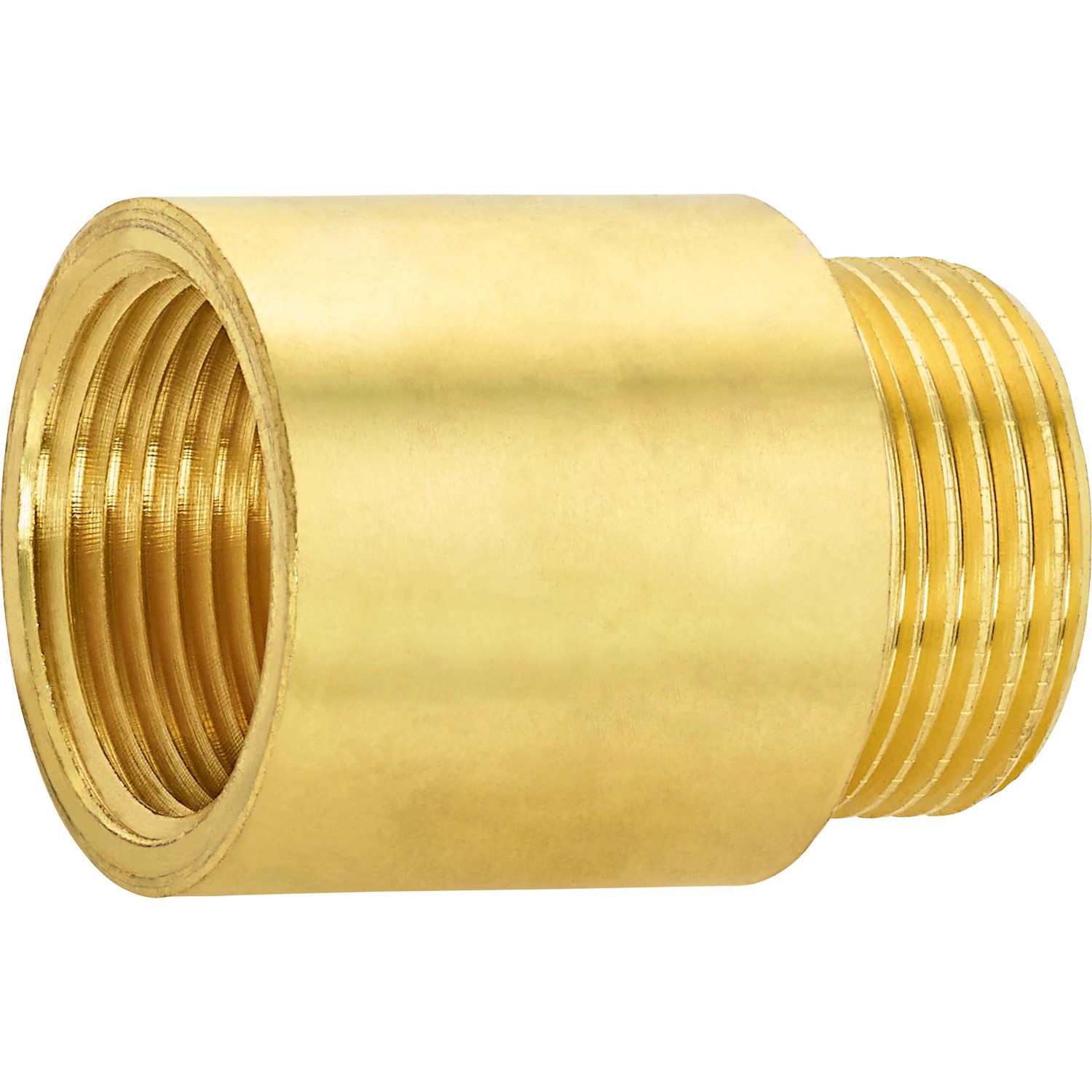 Rallonge De Robinet Laiton 1x10 Mm - Filetage M-F - Résiste à 10 Bar Et 120°C - Pour Eau, Chauffage, Air Comprimé