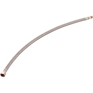 Tuyau de raccordement flexible pour robinet, longueur 500 mm, avec raccord G 3/8 et M10.