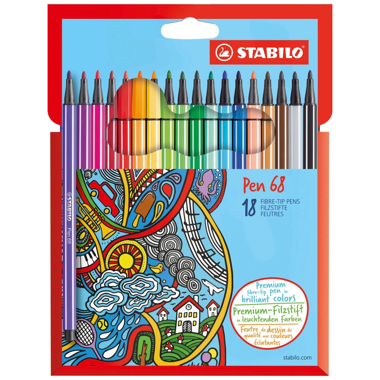 STABILO Pen 68 Fasermaler ab 0,49 € (August 2026) | Vergleiche 677 Angebote auf