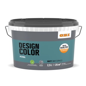Secchio di OBI Design Color Petrol, 2,5 l, pittura murale per interni colorata opaca.
