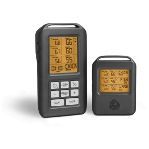 Termometro da grill Burnhard con 4 sonde, display digitale, per una cottura precisa.