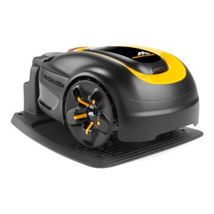 Robot rasaerba McCulloch ROB S600 nero e giallo. Cura del prato facile.