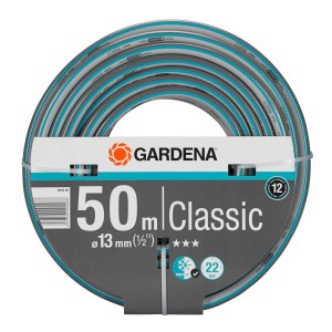 Gardena tubo da giardino Classic, Ø 13mm, 50m, arrotolato. Tubo per irrigazione giardino.