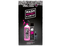 Muc-Off Reinigungsmittelset Wash, Protect & Wet Lube Kit 3-tlg.