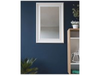 Wandspiegel Lunel Weiss 60 x 90 cm