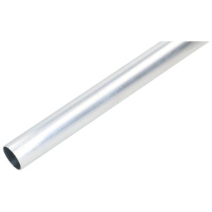Tube en aluminium M20, longueur 2 m pour installation de câbles en saillie.