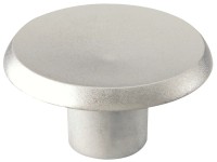 Knopf 918 Metall Chrom matt Ø 38 mm