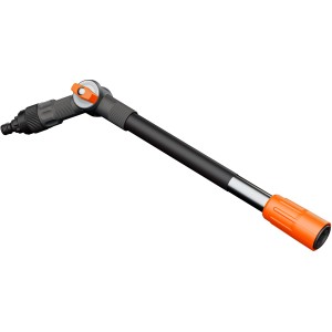 Gardena Cleansystem Manico Flex, antracite, per aree difficili da raggiungere, con condotta acqua.