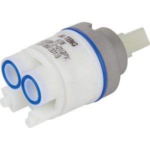 Cartuccia di ricambio in ceramica, Ø 35 mm, per miscelatore lavabo WT-300 e altri modelli.