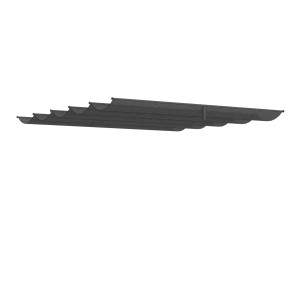 Copertura tetto antracite Siena Garden per pergola Schattenmanufaktur, 300x300 cm.