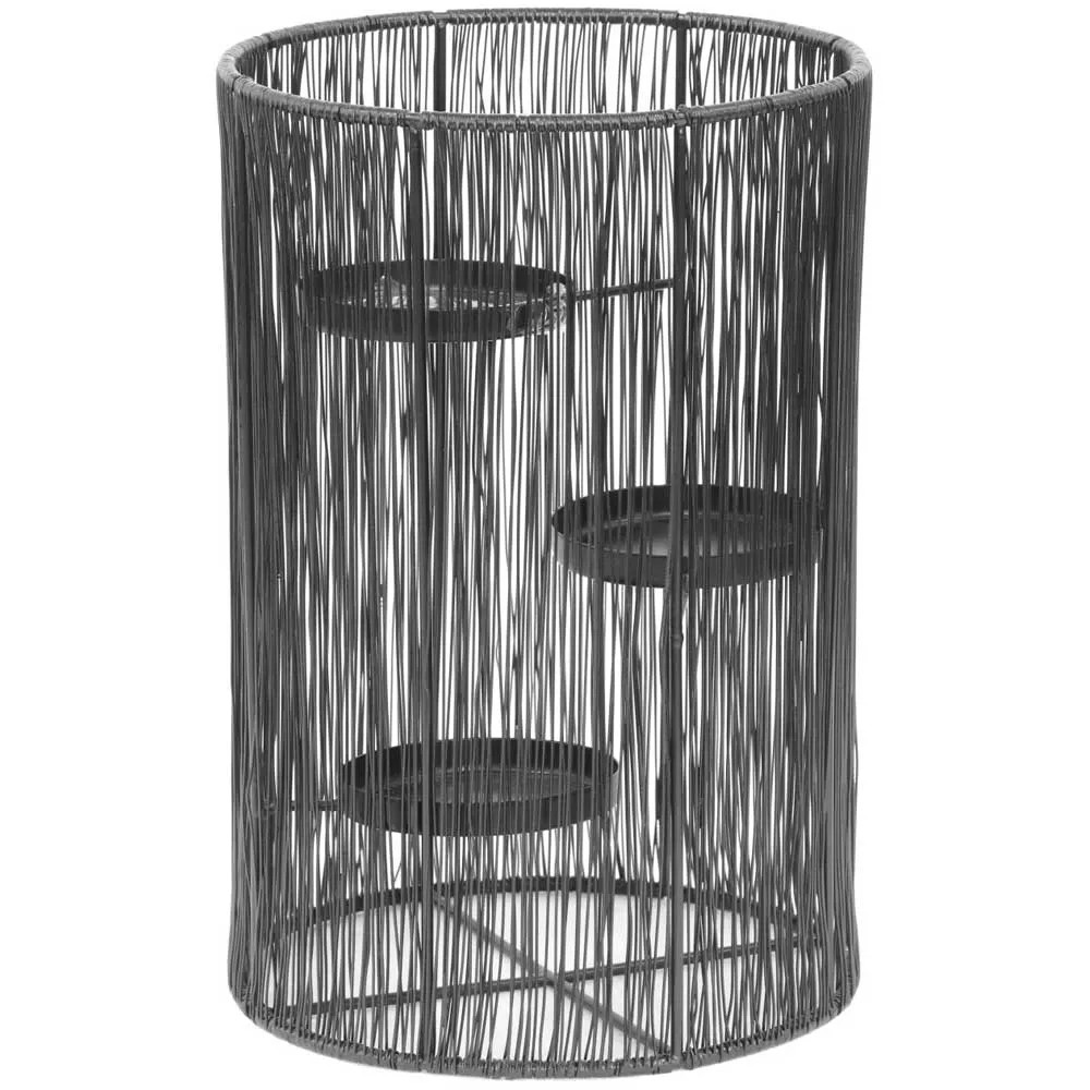 Conservation des aliments Point Virgule Wire panier noir d 25cm h 10cm