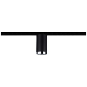 Paulmann URail Spot Tube, noir mat/chrome, pour systèmes de rails URail.