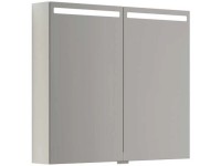 Dansani Spiegelschrank Top mit 2 Türen + Steckdose Weiss 70,4 x 80 cm