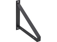 Metall-Konsole Bridge Mattschwarz 18,5 x 20,8 cm / 2er-Set