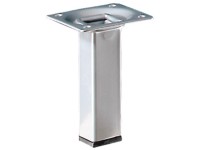 Hettich Tischbein 25 x 25 x 100 mm Aluminium-Optik