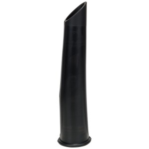 Embout en caoutchouc noir Bosch pour aspirateur, accessoire pour aspirateurs eau et poussière.
