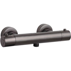 Miscelatore termostatico per doccia Schöner Wohnen Dicu Eco-Stop grigio grafite.