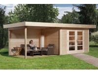 Weka Designhaus 126 B Natur Gr. 2 DT Anbau 295 cm ohne RW