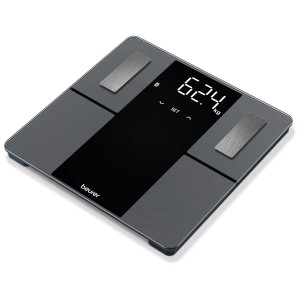 Balance de diagnostic Beurer BF 500 Super Black Edition, balance numérique avec Bluetooth.