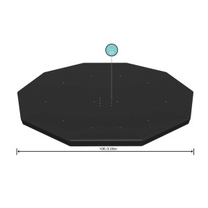 Bestway Bâche pour piscines Steel Pro Max Ø 305 cm