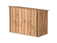 Duramax Fahrradgarage 2 x 1 m Holzoptik Braun