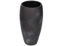 Luwasa Pflanztopf Faial Schwarz Ø 18 cm / Höhe 16 cm