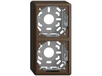 Feller Aufputz-Gehäuse und Befestigungsbügel EdizioDue für FX Coffee Gr. 2 x 1 Feller Aufputz-Gehäuse und Befestigungsbügel EdizioDue für FX Coffee Gr. 2 x 1