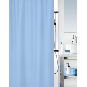 Spirella Tenda doccia in tessuto Primo Ciel, azzurro, 180x200 cm.