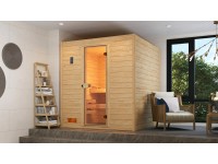 Weka Massivholzsauna Valida 3 Sparset Glastür OS 7,5 kW Weka Massivholzsauna Valida 3 Sparset Glastür OS 7,5 kW