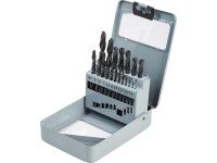 LUX Bohrer-Set Metall HSS-R / 1 - 10 mm / 19-tlg.