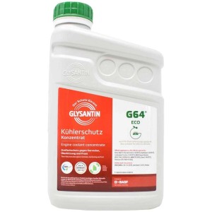 Glysantin G64 ECO concentré de liquide de refroidissement, bouteille de 1 litre, antigel vert pour radiateurs.
