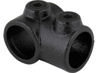 T-Stück kurz Schwarz