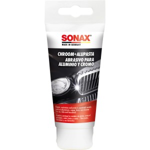 Sonax Pâte Chrome 75ml pour l'entretien auto : Nettoie et polit le chrome, l'aluminium et autres métaux.
