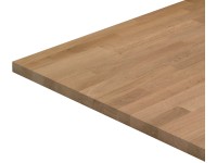 Arbeitsplatte Massivholz Eiche 240 x 63,5 cm / Stärke 27 mm