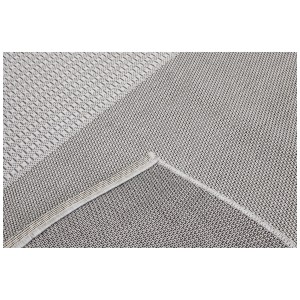 Tappeto moderno Andiamo Arizona grigio-antracite con motivo geometrico.