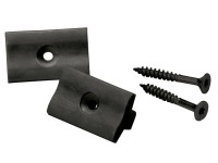 Terrassenclips für WPC Terrassendielen Schwarz 30 Stk.