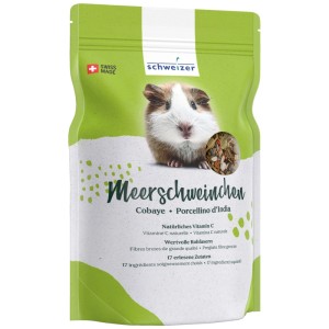 Eric Schweizer cibo per cavie, 850g, con vitamina C e fibre grezze preziose.