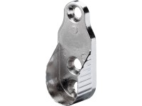 Schrankrohrlager oval Zinkdruckguss Nickel 2 Stk.