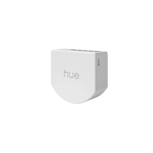 Module interrupteur mural Philips Hue blanc, compact. Rend les luminaires dimmables intelligents et les intègre au système Hue.